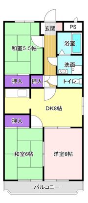 ルミエール小林Ⅰの間取り画像