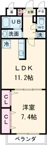 キラリ8－1の間取り画像