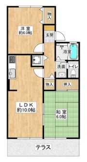 フローラルコートの間取り画像