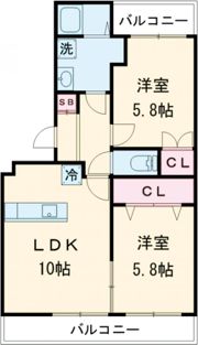 サンシャインステートの間取り画像