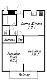 クレストパレス参番館の間取り画像