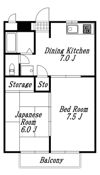 クレストパレス参番館の間取り画像