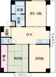新神戸マンションの間取り画像