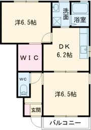 シャンプルⅡの間取り画像