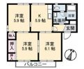 武蔵Aの間取り画像