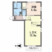 ラフィーネ市名坂 IIの間取り画像