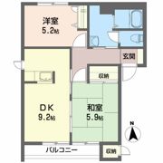 ボナールAの間取り画像