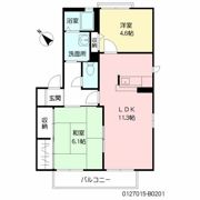 バリュージュRYO B棟の間取り画像