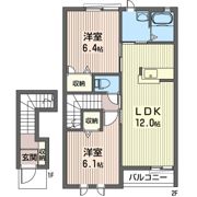 ボンボニエールAの間取り画像