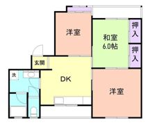 ハイツ有本の間取り画像