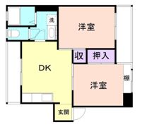 ハイツ有本の間取り画像