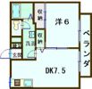 コーポサンエコーⅢの間取り画像