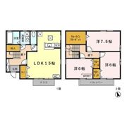 シェリール朝陽 Aの間取り画像