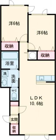レヴェントンの間取り画像