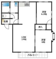 イージストパレスの間取り画像
