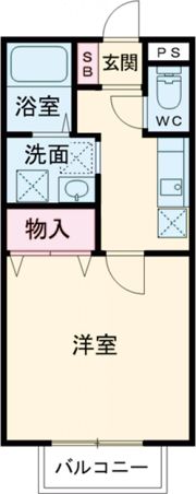 オレンジハイツの間取り画像