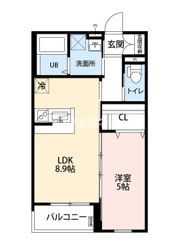 【仮称】robot home 高宮の間取り画像