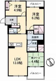 リーストソフィアの間取り画像