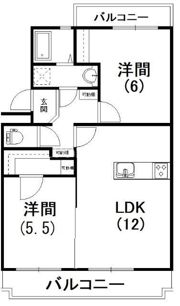 初生パークハイツの間取り画像