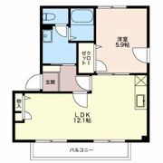 バリュージュ広丘 Cの間取り画像