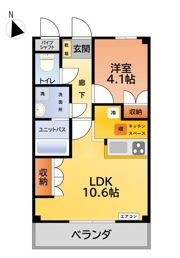 ウィンドシティⅠの間取り画像