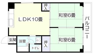キャッスル305の間取り画像