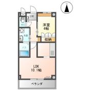 ベルメゾン三ノ町の間取り画像
