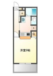 クラウンズワン箱崎の間取り画像