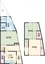 愛宕町戸建の間取り画像