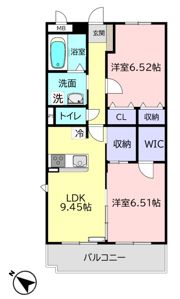 Dear Nest関間の間取り画像