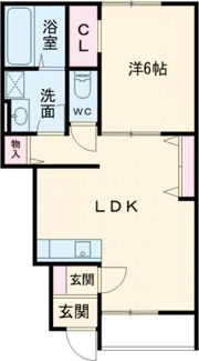AFC RESIDENCE 和田町の間取り画像