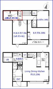 物件名なしの間取り画像