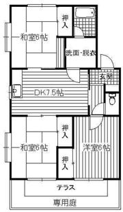 泉タウンAの間取り画像