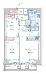ジェノヴィア新子安の間取り画像