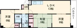 メゾン富士の間取り画像
