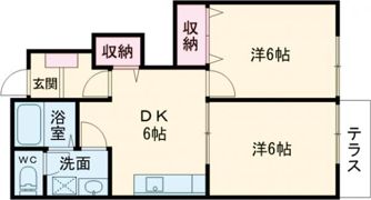 サン フェスタBの間取り画像