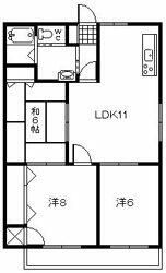 コーポMIRAIの間取り画像