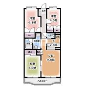 シャルマンAの間取り画像