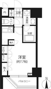 Aden博多祇園町の間取り画像