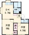 レスポワールⅡの間取り画像