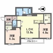 ル ボヌール ヤエの間取り画像