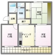 フォレストⅡの間取り画像