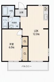 カーサ瑞苑（ズイエン）の間取り画像