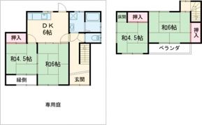 西蒲田一戸建の間取り画像