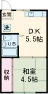 ルミエールⅢの間取り画像