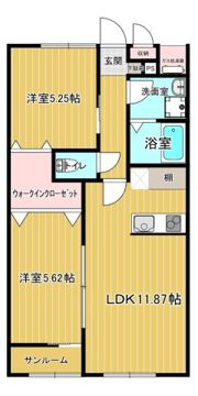 ヴァンクールの間取り画像