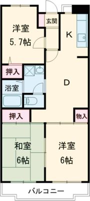 ラークバーレィの間取り画像