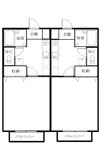 サンモール都Ⅲの間取り画像