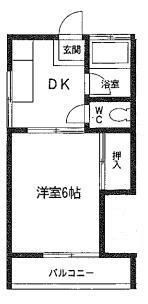 ジュネス光の間取り画像