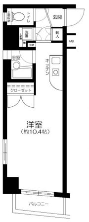パークウェル世田谷若林の間取り画像